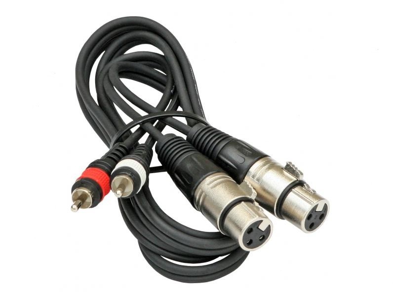 Adapterkablage XLR Hona-RCA 1,5m